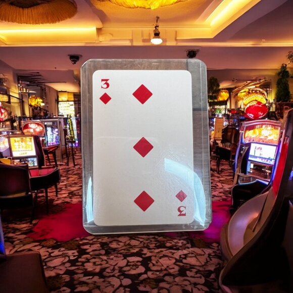 Prada 3 of Diamonds Playing Card - Picture 3 of 3